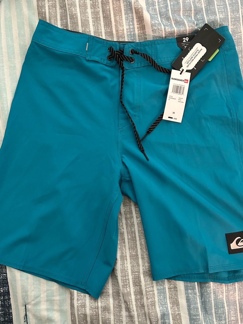 Men’s Quiksilver Highline Kaimana Boardshorts - Teal Blue NWT